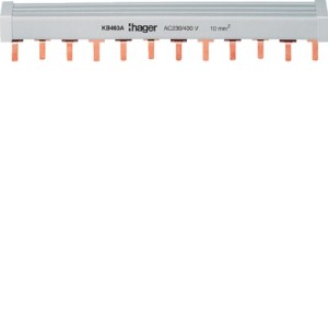 Barre pont 3P+N lang.16mm² 57m - CONNEXION  HAGER KB480B