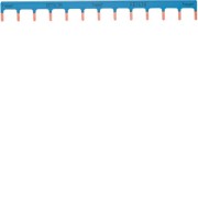 Barre pont. 1P 10mm² N 12M - CONNEXION  HAGER KB963N