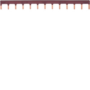 Barre pont. 1P 10mm² Ph 12M - CONNEXION  HAGER KB963P