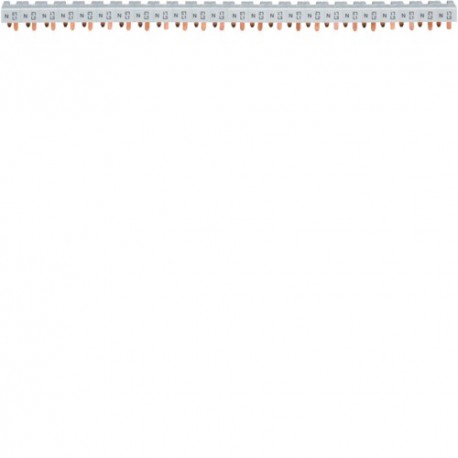 Barre pont 3P+N lang.10mm² 48m - CONNEXION  HAGER KBN663C