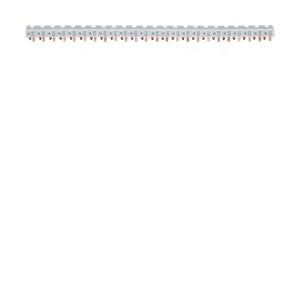 Barre pont 3P+N lang.10mm² 48m - CONNEXION  HAGER KBN663C