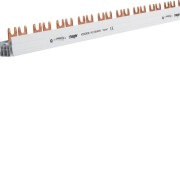 Barre pont 2P fourche 10mm² 57 - CONNEXION  HAGER KDN263B