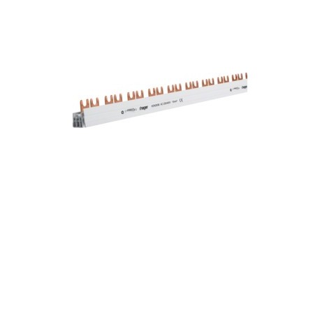 Barre pont 2P fourche 10mm² 57 - CONNEXION  HAGER KDN263B