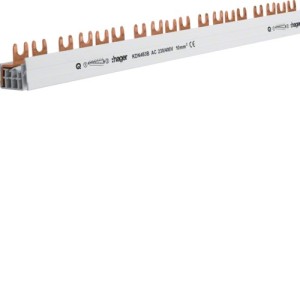 Barre pont 4P fourche 10mm² 57 - CONNEXION  HAGER KDN463B