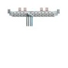 Repartit multifiche tétra 250A - CONNEXION HAGER KJ03B