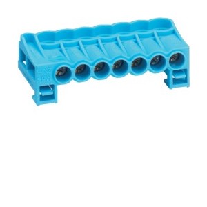 Bornier arrivée neutre cage 7X - CONNEXION  HAGER KN07N