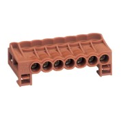 Bornier arrivée phase cage 7X2 - CONNEXION  HAGER KN07P