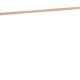 Barre Cu 12X5 taraud M5 LG 100 - CONNEXION HAGER KS72C