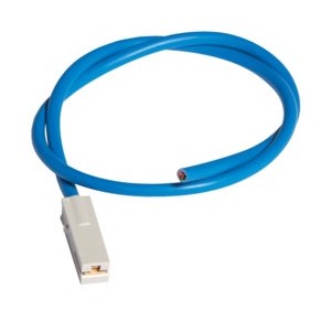 Connect bleu 6mm2 I500mm - CONNEXION  HAGER KZ051
