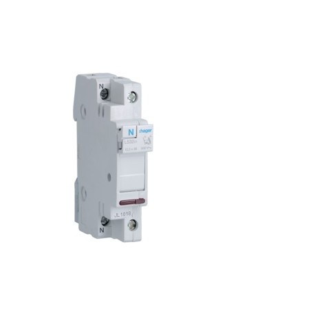 CC 1P+N 32A L38 voyant 1m -   HAGER L53201