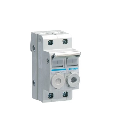 P-Fusibl combi 1P+N 20A L38 2M - COMMANDE SIGNAL  HAGER L95200