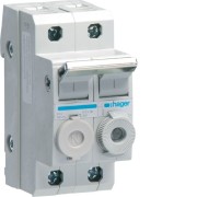 P-Fusibl combi 1P+N 20A L38 2M - COMMANDE SIGNAL  HAGER L95200