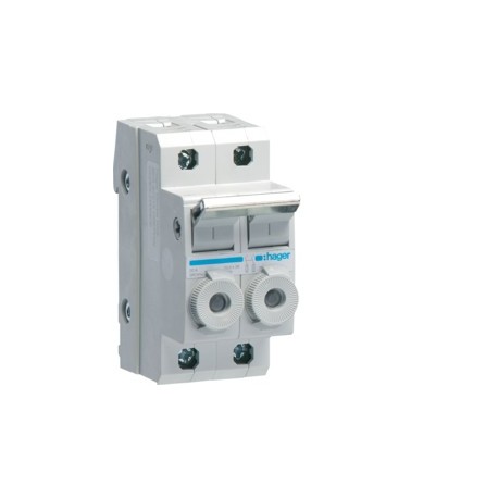 P-Fusible combi 2P 20A L38 2M - COMMANDE SIGNAL  HAGER L96200