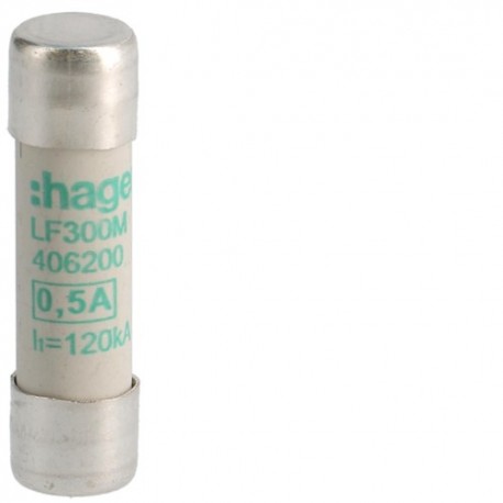 Cartouche fus.10x38 aM 0.5A -   HAGER LF300M