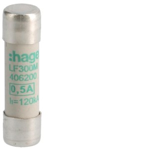 Cartouche fus.10x38 aM 0.5A -   HAGER LF300M