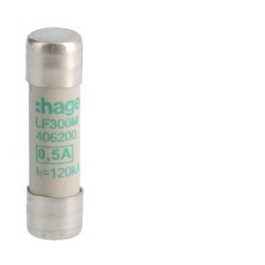 Cartouche fus.10x38 aM 0.5A -   HAGER LF300M