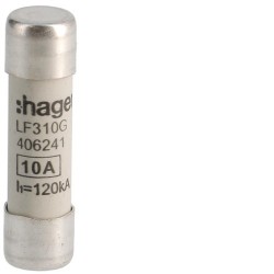 Cartouche fus.10x38 gG 10A - HAGER LF310G