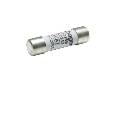 Cartouche fus.10X38 gG 16A -   HAGER LF316G