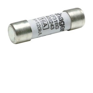 Cartouche fus.10X38 gG 16A -   HAGER LF316G