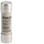 Cartouche fus.10x38 gG 25A -   HAGER LF325G