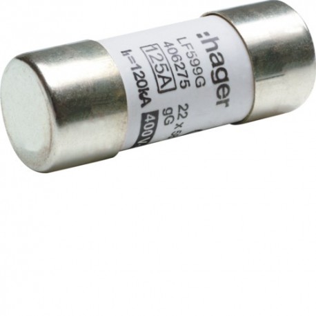 Cartouche fus.22x58 gG 125A -   HAGER LF599G