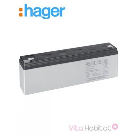Batterie Sirène extérieure 2AH - HAGER - BATPB2