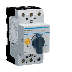 Disj.moteur 1-1.6A  2.5m - DISJONCTEURS MULTI.  HAGER MM506N