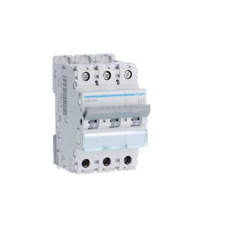 Disj.mag.2P 25kA 4A 3m - DISJONCTEURS MULTI.  HAGER MMN304