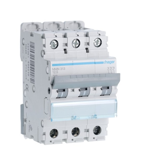 Disj.mag.2P 25kA 12A 3m - DISJONCTEURS MULTI.  HAGER MMN313
