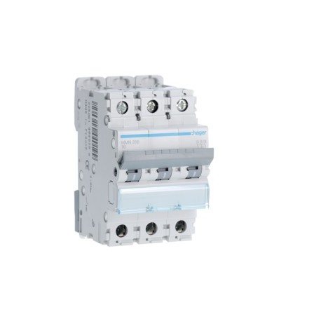 Disj.mag.2P 20kA 16A 3m - DISJONCTEURS MULTI. HAGER MMN316