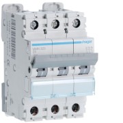 Disj.mag.2P 20kA 25A 3m - DISJONCTEURS MULTI.  HAGER MMN325