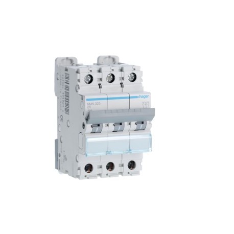 Disj.mag.2P 20kA 25A 3m - DISJONCTEURS MULTI.  HAGER MMN325