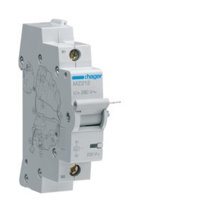 Bobine à seuil 230V AC - DISJONCTEURS PH+N  HAGER MZ212