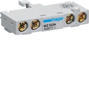 CA face av Disj.moteur 1F - DISJONCTEURS MULTI.  HAGER MZ522N