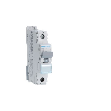 Disj.1P 6-10kA B-10A 1m - DISJONCTEURS MULTI.  HAGER NEN110