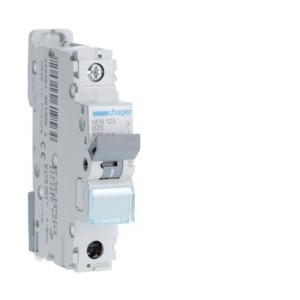 Disj.1P 6-10kA B-25A 1m - DISJONCTEURS MULTI.  HAGER NEN125