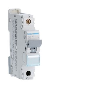 Disj.1P 6-10kA B-63A 1m - DISJONCTEURS MULTI.  HAGER NEN163