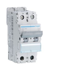 Disj.2P 6-10kA B-40A 2m - DISJONCTEURS MULTI.  HAGER NEN240