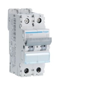 Disj.2P 6-10kA B-50A 2m - DISJONCTEURS MULTI.  HAGER NEN250