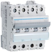 Disj.4P 6-10kA B-6A 4m - DISJONCTEURS MULTI.  HAGER NEN406