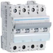 Disj.4P 6-10kA B-6A 4m - DISJONCTEURS MULTI.  HAGER NEN406