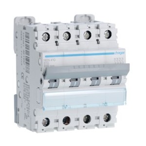 Disj.4P 6-10kA B-10A 4m - DISJONCTEURS MULTI.  HAGER NEN410