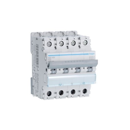 Disj.4P 6-10kA B-20A 4m - DISJONCTEURS MULTI.  HAGER NEN420