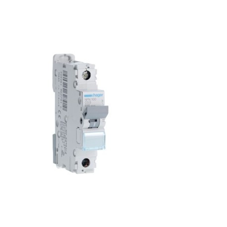 Disj.1P 6-10kA C-0.5A 1m - DISJONCTEURS MULTI.  HAGER NFN100
