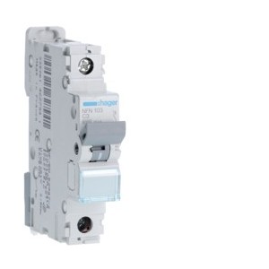 Disj.1P 6-10kA C-3A 1m - DISJONCTEURS MULTI.  HAGER NFN103