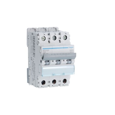 Disj.3P 6-10kA C-20A 3m - DISJONCTEURS MULTI.  HAGER NFN320