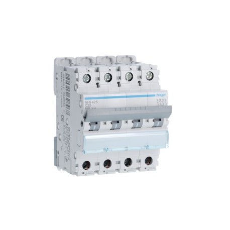 Disj.4P 6-10kA C-25A 4m - DISJONCTEURS MULTI.  HAGER NFN425