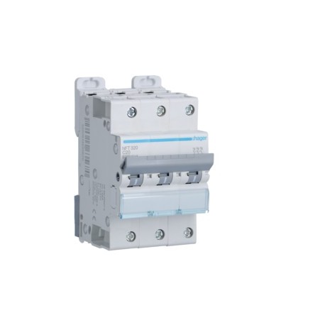 Disj.3P 6-10kA C-20A 3m - DISJONCTEURS MULTI.  HAGER NFT320
