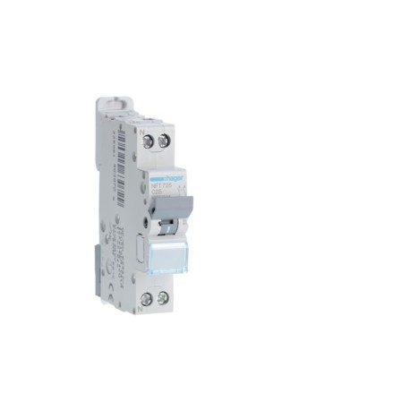 Disj.1P+N 6-10kA C-25A 1m - DISJONCTEURS PH+N  HAGER NFT725