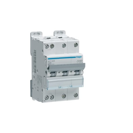 Disj.3P+N 6-10kA C-25A 3m - DISJONCTEURS MULTI.  HAGER NFT825